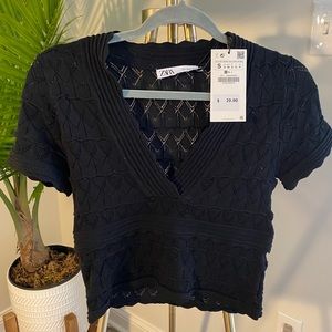 Zara short sleeve top